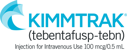 KIMMTRAK logo. click here to go to the homepage